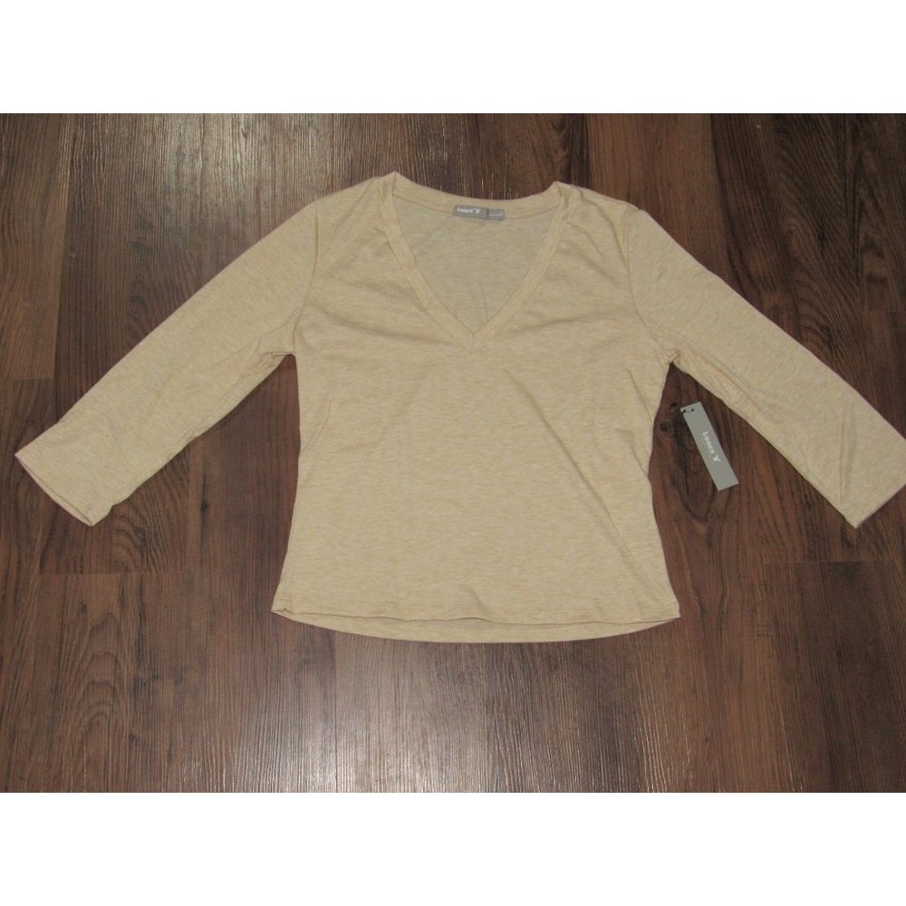 Tresics Women's Long Sleeve V Neck : L